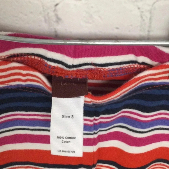 Tea Collection Size 3 Striped Leggings - Picture 3 of 4